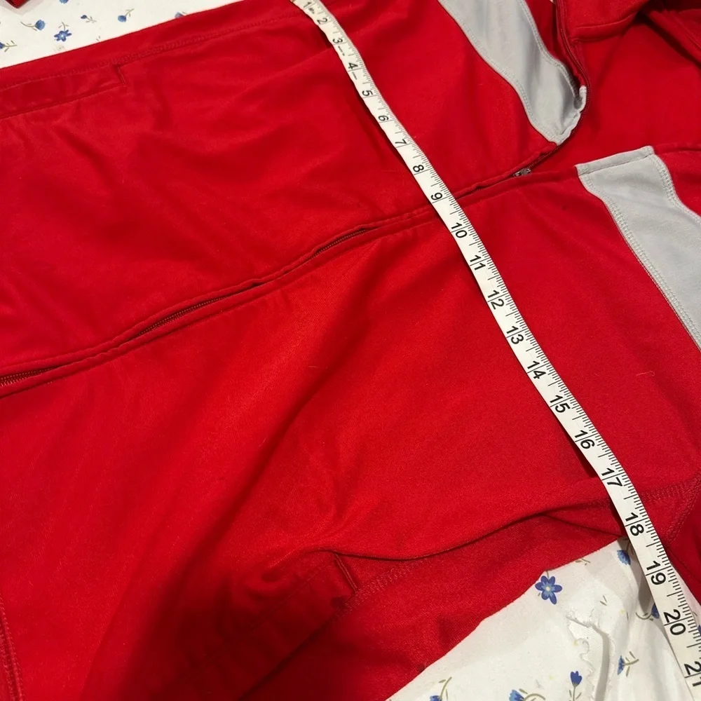Vintage Nike Mens Sz:XL Full Zip Long Sleeve Red Ohio State Lightweight Jacket. - Picture 3 of 13